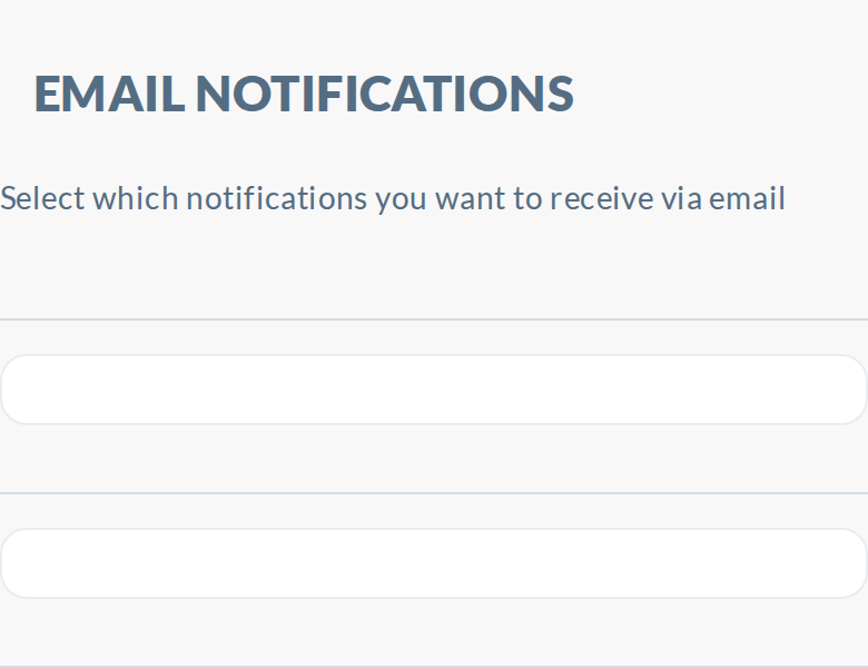 Email Notifications at 390: intro and section titles at x=0