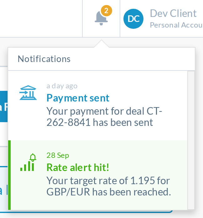 1440px with real scrollbars: an empty scrollbar track beside a 2-item tray
