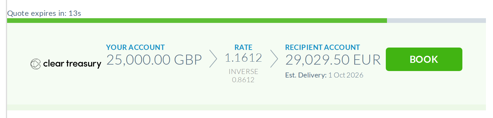 1440px: timer and the 'Your Account' amount both left-aligned although both carry text-right.